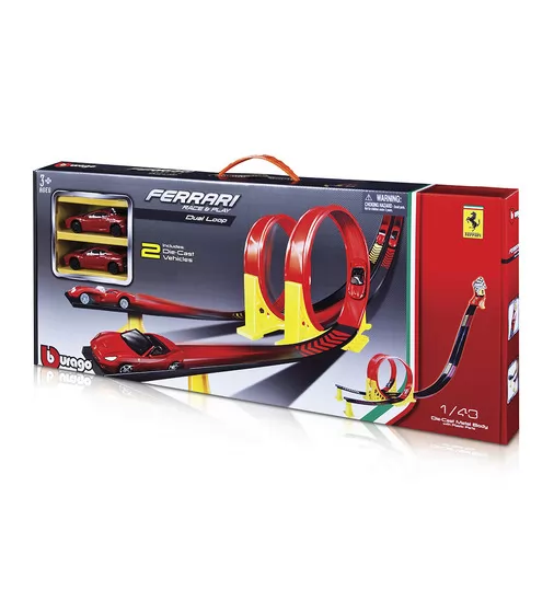 Игровой набор - ТРЕК FERRARI СКОРОСТНАЯ ПЕТЛЯ (1:43) - 18-31216_4.jpg - № 4