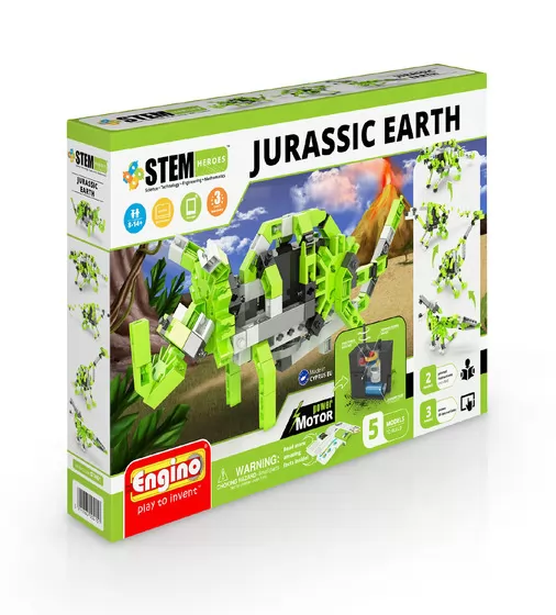 Конструктор Stem Heroes Motorized 5 В 1 – Динозавры - STH61_1.jpg - № 1