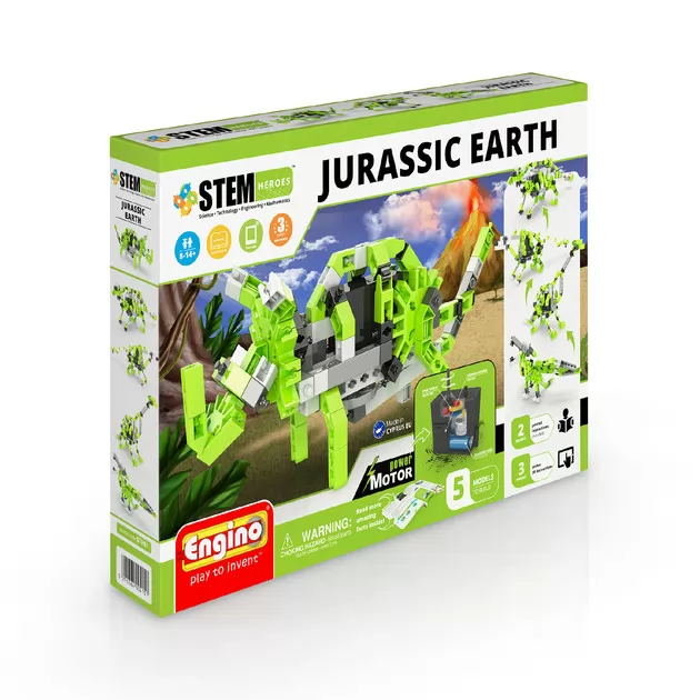 Конструктор Stem Heroes Motorized 5 В 1 – Динозавры