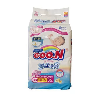 Подгузники GOO.N для маловесных новорожденных (SSS,  1,8-3 кг)