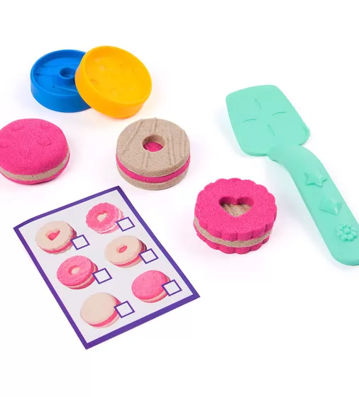Набор песка для детского творчества - Kinetic Sand Цветное  печенье - 71678_5.jpg - № 5