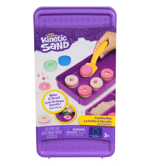Набор песка для детского творчества - Kinetic Sand Цветное  печенье - 71678_1.jpg - № 1