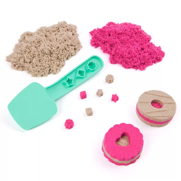 Набор песка для детского творчества - Kinetic Sand Цветное  печенье