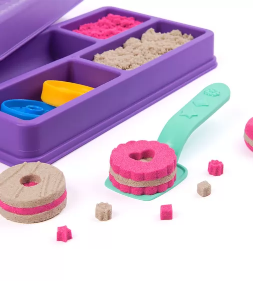 Набор песка для детского творчества - Kinetic Sand Цветное  печенье - 71678_6.jpg - № 6