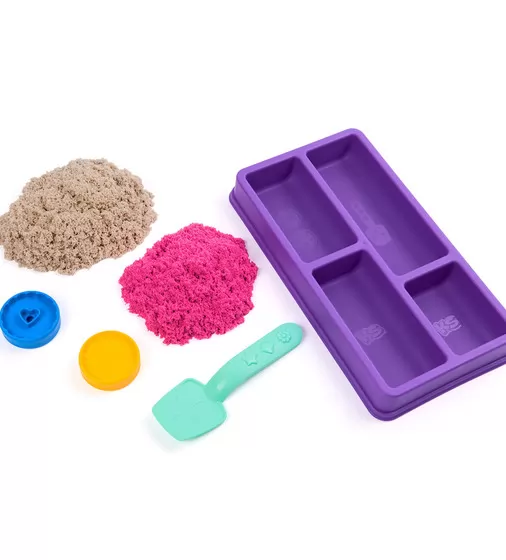 Набор песка для детского творчества - Kinetic Sand Цветное  печенье - 71678_3.jpg - № 3