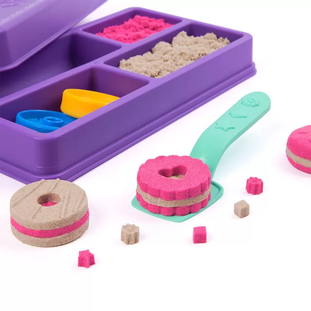 Набор песка для детского творчества - Kinetic Sand Цветное  печенье