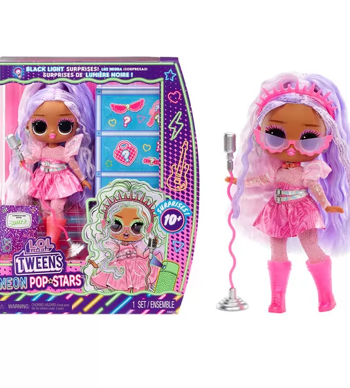 Игровой набор с куклой L.O.L. Surprise! серии Tweens Neon Pop" – Китти К" - 120667_1.jpg - № 1