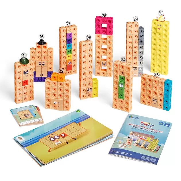 Обучающий игровой набор Learning Resources серии Numberblocks" - Учимся считать 21-30 MathLink®"
