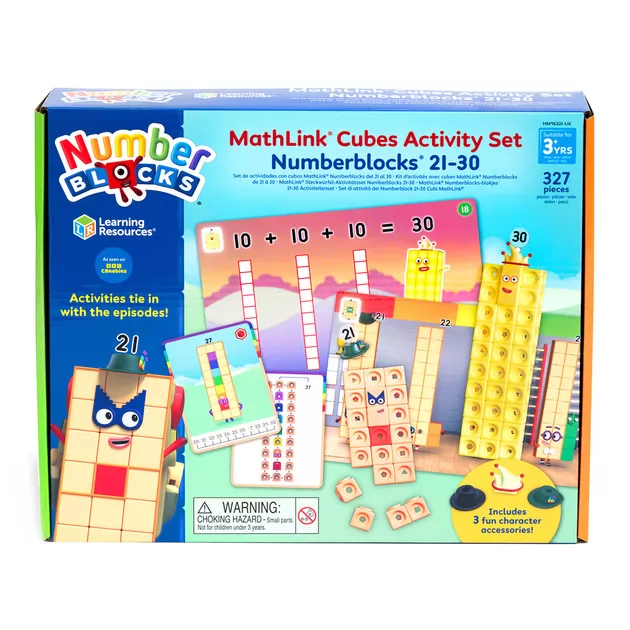 Обучающий игровой набор Learning Resources серии Numberblocks" - Учимся считать 21-30 MathLink®"