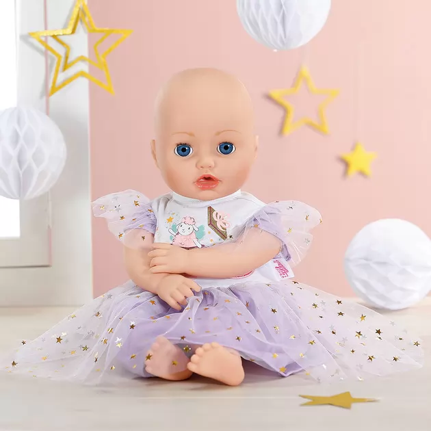 Одежда для куклы Baby Annabell - Сиреневое платье