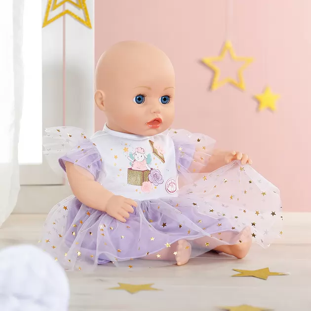 Одежда для куклы Baby Annabell - Сиреневое платье