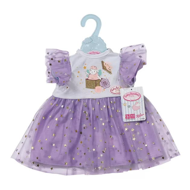 Одежда для куклы Baby Annabell - Сиреневое платье