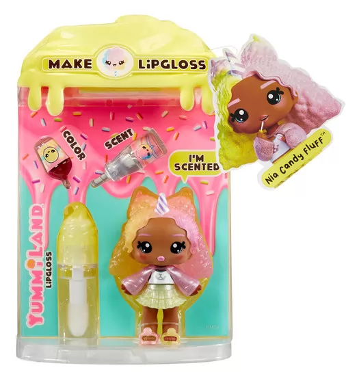 Игровой набор с куклой и блеском для губ Yummiland S2 – Ния Кенди Флафф - 525462_1.jpg - № 1