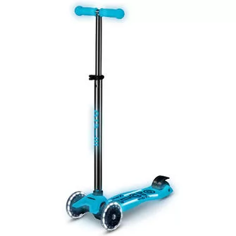 Самокат Micro серии Maxi Deluxe Glow LED Plus