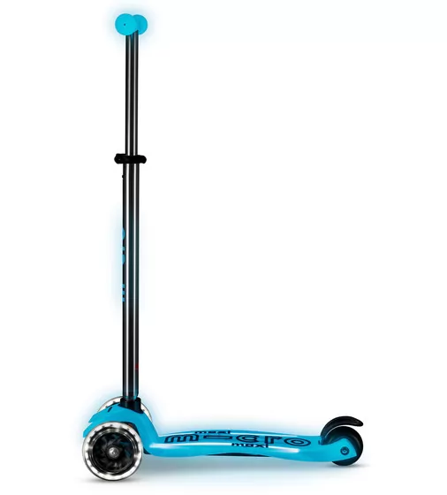 Самокат Micro серии Maxi Deluxe Glow LED Plus" - Синий хрусталь" - MMD377_2.jpg - № 2