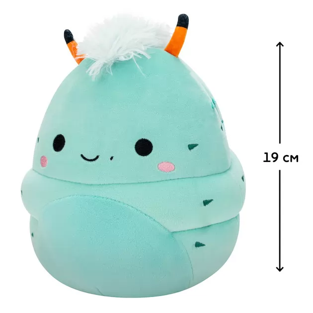 Мягкая игрушка Squishmallows - Рогатая гусеница Ольти (19 см)