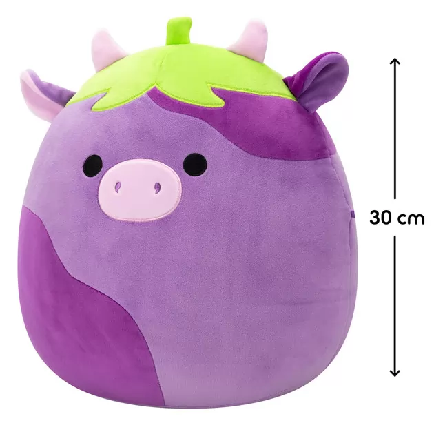 Мягкая игрушка Squishmallows - Коровка-баклажан Фредерик (30 см)