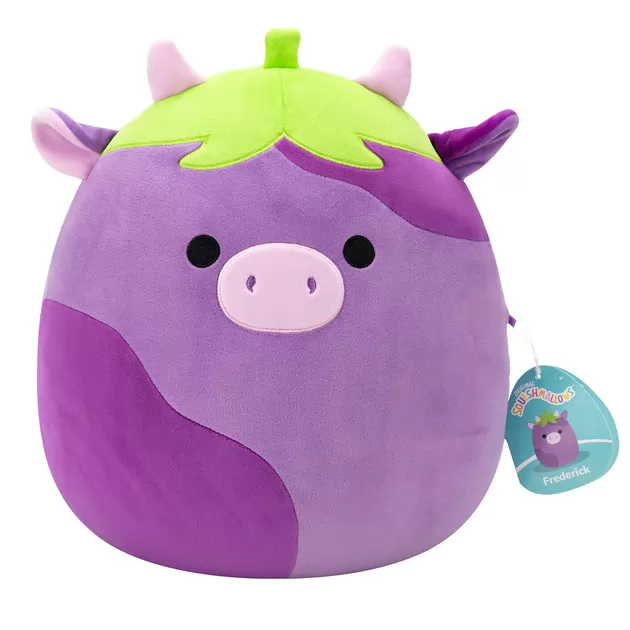 Мягкая игрушка Squishmallows - Коровка-баклажан Фредерик (30 см)