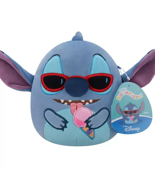 Мягкая игрушка Squishmallows серии Disney" - Стич с мороженым (17 см)" - SQDI00729_7.jpg - № 7