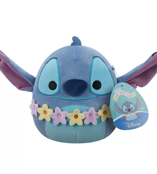 Мягкая игрушка Squishmallows серии Disney" - Стич в гавайских леях (17 см)" - SQDI00731_7.jpg - № 7