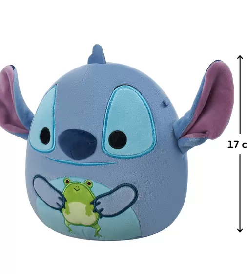 Мягкая игрушка Squishmallows серии Disney" - Стич с лягушкой (17 см)" - SQDI00730_2.jpg - № 2