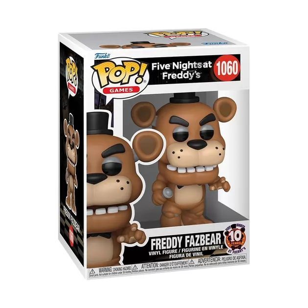Игровая фигурка Funko POP! серии 5 ночей с Фредди: 10 лет" - Фредди"