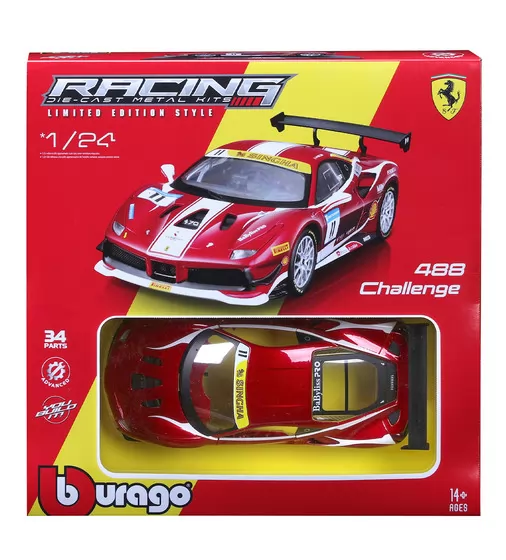 Авто-конструктор - Ferrari 488 Challenge (1:24) - 18-26586_1.jpg - № 1