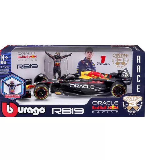 Автомодель с фигуркой - Red Bull Racing RB19 (1:24) - 18-28036_6.jpg - № 6