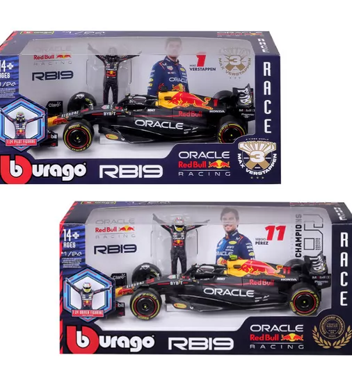 Автомодель с фигуркой - Red Bull Racing RB19 (1:24) - 18-28036_1.jpg - № 1