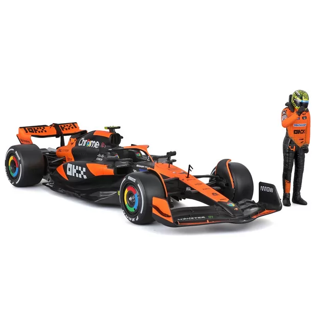Автомодель с фигуркой - McLaren MCL38 (1:24)