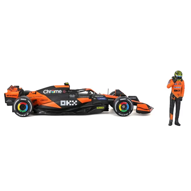 Автомодель с фигуркой - McLaren MCL38 (1:24)