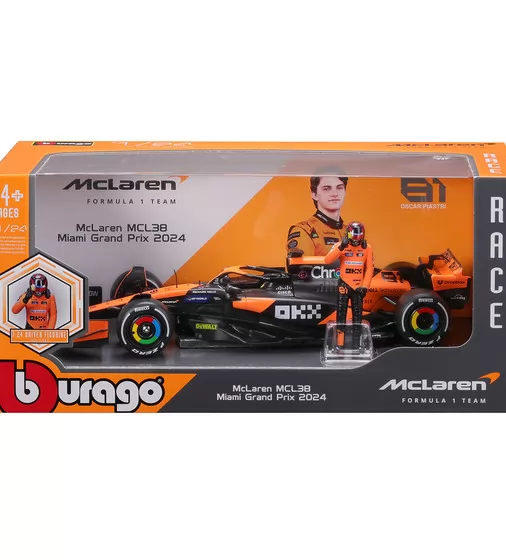 Автомодель с фигуркой - McLaren MCL38 (1:24) - 18-28040_11.jpg - № 11