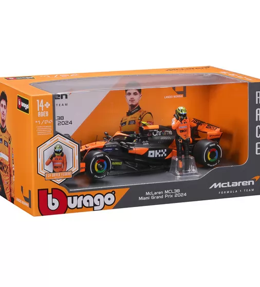 Автомодель с фигуркой - McLaren MCL38 (1:24) - 18-28040_7.jpg - № 7