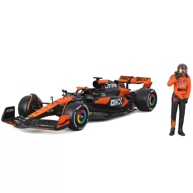 Автомодель с фигуркой - McLaren MCL38 (1:24)
