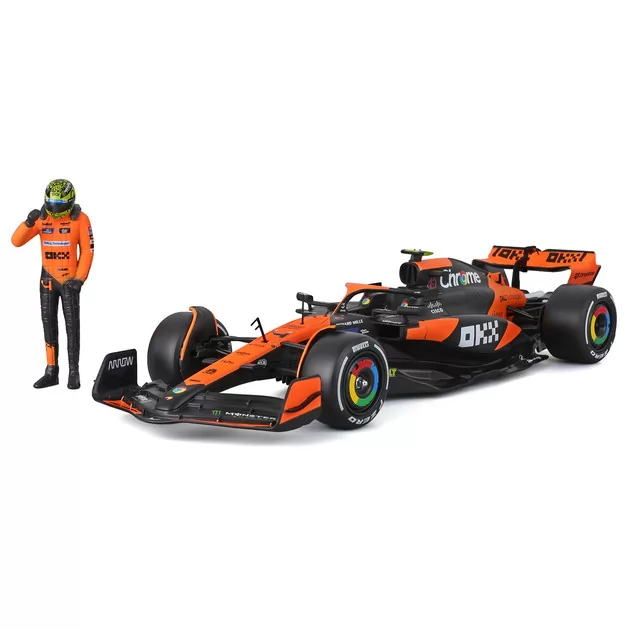 Автомодель с фигуркой - McLaren MCL38 (1:24)