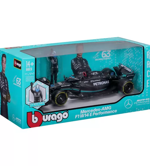 Автомодель с фигуркой - Mercedes-AMG F1 W14 E Performance (1:24) - 18-28037_12.jpg - № 12