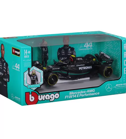 Автомодель с фигуркой - Mercedes-AMG F1 W14 E Performance (1:24) - 18-28037_6.jpg - № 6