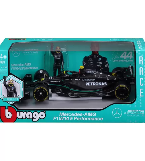 Автомодель с фигуркой - Mercedes-AMG F1 W14 E Performance (1:24) - 18-28037_5.jpg - № 5