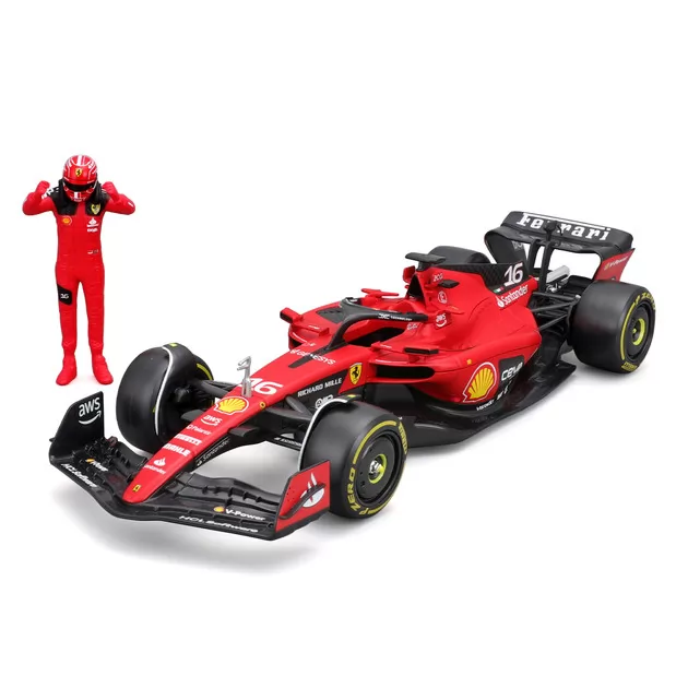 Автомодель с фигуркой - Ferrari SF-23 (1:24)