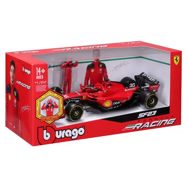 Автомодель с фигуркой - Ferrari SF-23 (1:24)