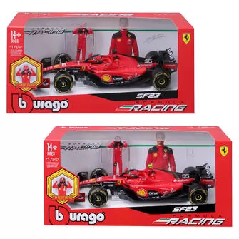 Автомодель с фигуркой - Ferrari SF-23 (1:24)