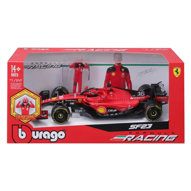 Автомодель с фигуркой - Ferrari SF-23 (1:24)