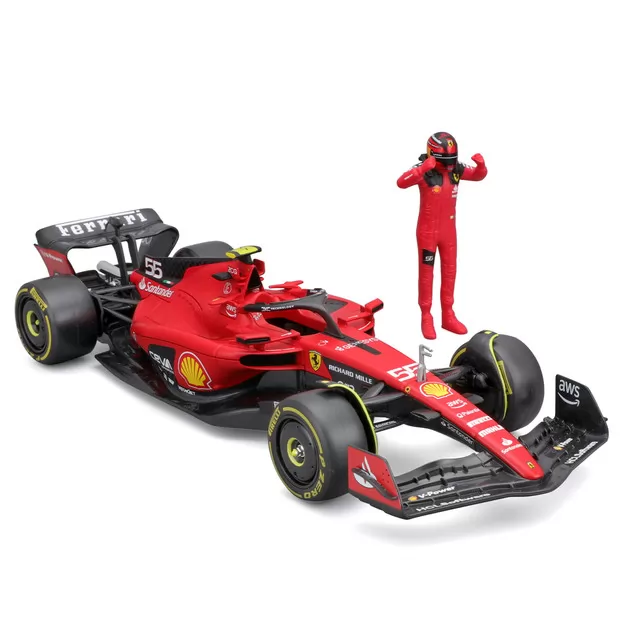Автомодель с фигуркой - Ferrari SF-23 (1:24)