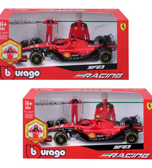 Автомодель с фигуркой - Ferrari SF-23 (1:24) - 18-26809_1.jpg - № 1