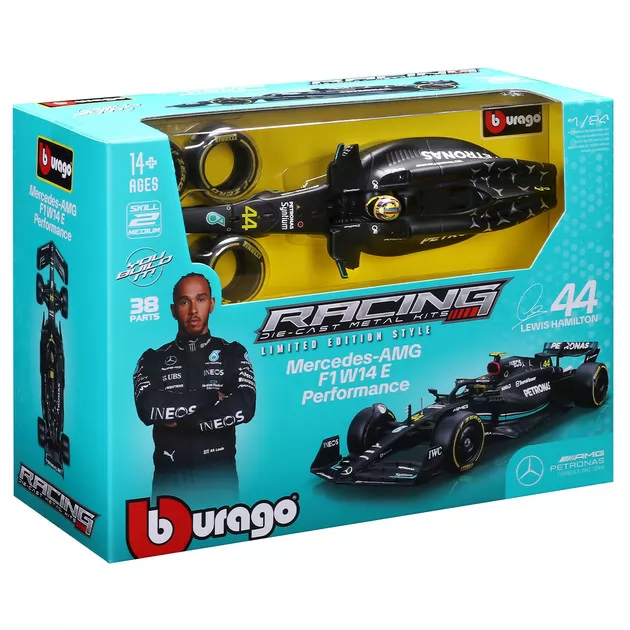 Авто-конструктор - Mercedes-AMG F1 W14 E Performance(1:24)(#44)