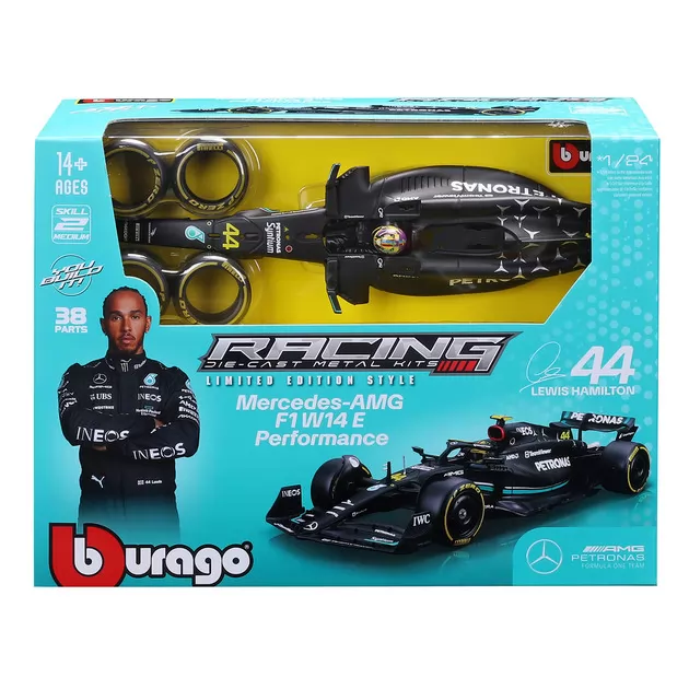 Авто-конструктор - Mercedes-AMG F1 W14 E Performance(1:24)(#44)