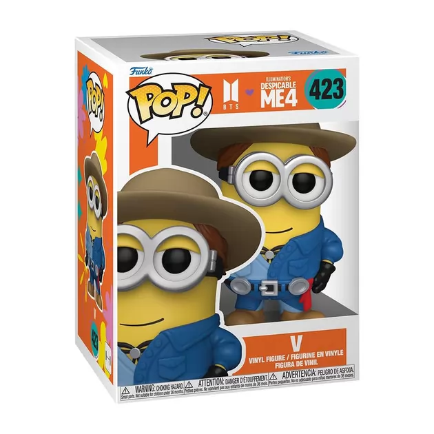 Игровая фигурка Funko POP! cерии Minions x BTS" - Ви"