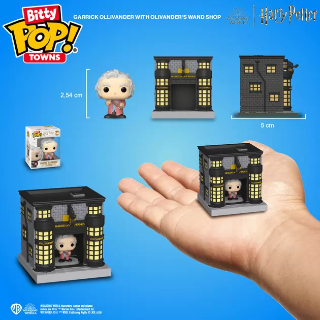 Набор фигурок Bitty Pop! Town серии Гарри Поттер - Олливандер и магазин волшебных палочек