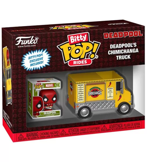 Набор фигурок Bitty Pop! Ride серии Марвел - Дэдпул и грузовик Чимичанги - 83625_1.jpg - № 1