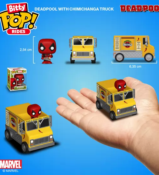 Набор фигурок Bitty Pop! Ride серии Марвел - Дэдпул и грузовик Чимичанги - 83625_3.jpg - № 3